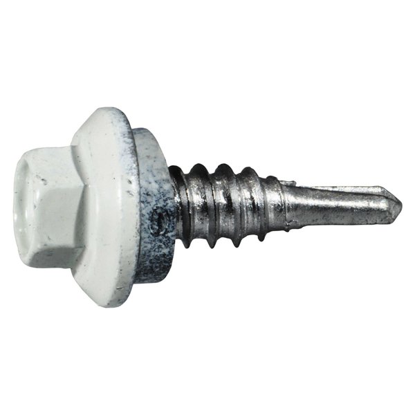 Buildright 1/4" x 7/8 in Hex Hex Machine Screw, Zinc Plated Steel, 77 PK 52145